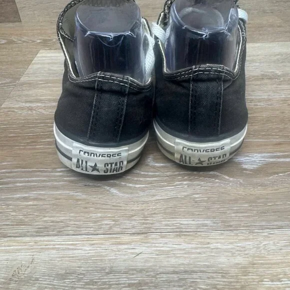 Converse Chuck Taylor All Star Black Canvas Sneakers Women's Size 9/Men's 7 - Picture 3 of 7